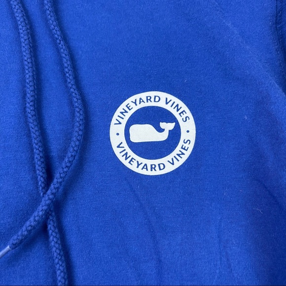 Vineyard vines lightweight blue logo hoodie size small - Picture 3 of 7